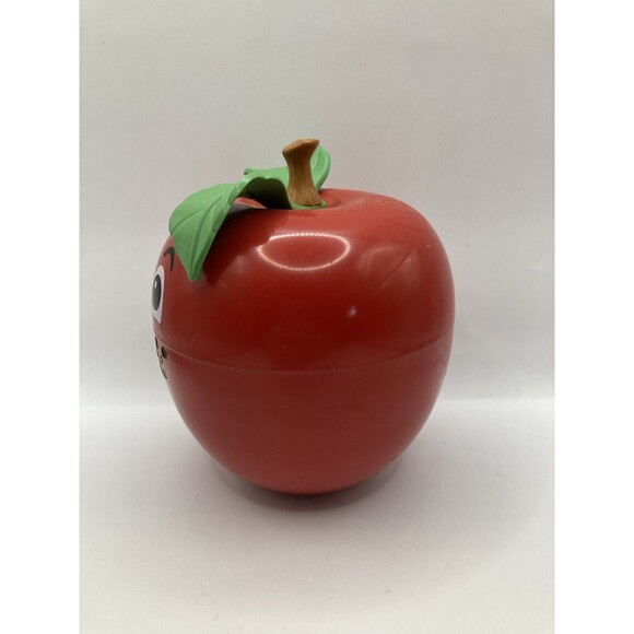 Vintage 1972 Fisher Price Happy Apple w/ Short Stem, Roly Poly Chime Toy Works - Picture 6 of 7